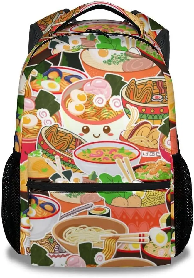 

Рюкзак Ramen для девочек, красочные школьные рюкзаки, милая легкая книжная сумка для детей
