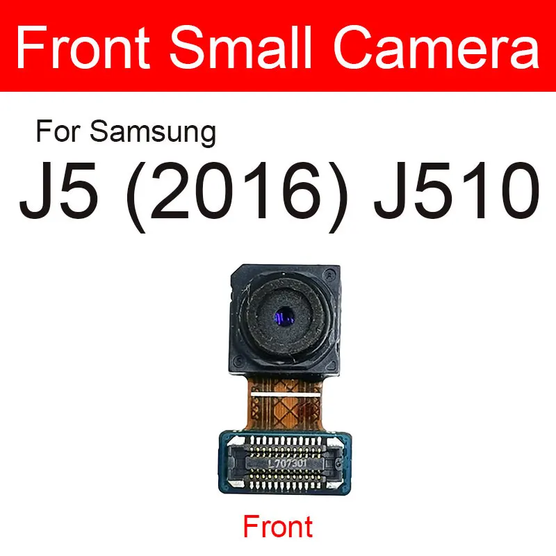 Anteriore e Posteriore della Macchina Fotografica Per Samsung Galaxy J3 J5 J7 2016 J310 J320 J510 J710 Principale Posteriore Della Macchina Fotografica Modulo Piccolo parti di Nastro Della Flessione Della macchina fotografica