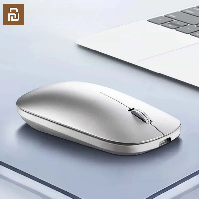 

Youpin Bluetooth Wireless Mouse Dual Mode DPI Adjustable 2.4G Type-C Rechargeable Silent Ergonomic Morandi Portable Office Mouse