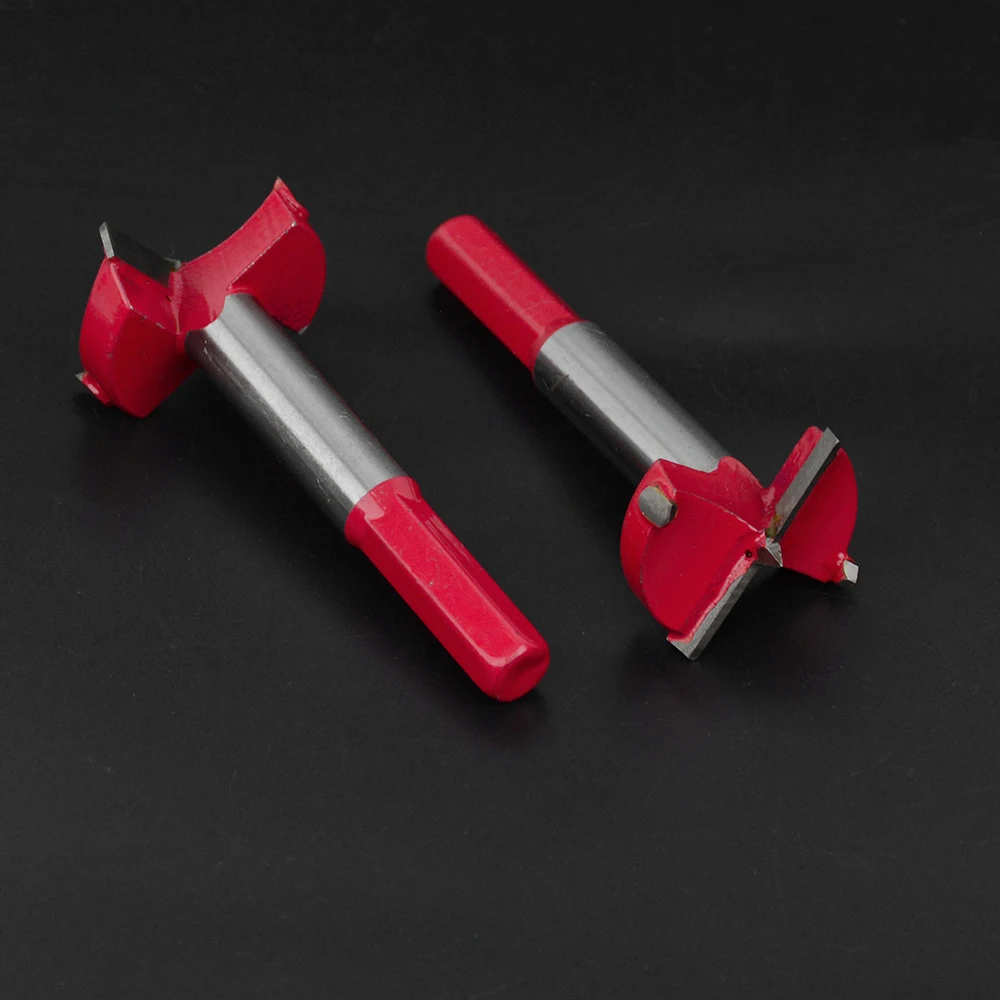 6Pcs/Set 15mm-25mm Forstner Drill Bit 2 Flutes Carbide Tip Auger Woodworking Hole Saw Wooden Cutter For Power Tools Drill Bits