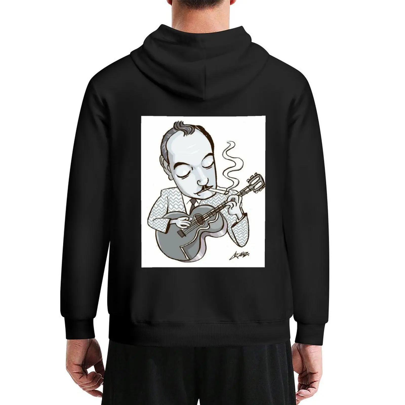 

Django Reinhardt The Manouche Legend Hoodie mens clothes japanese style men's sweat-shirt set autumn hoodie