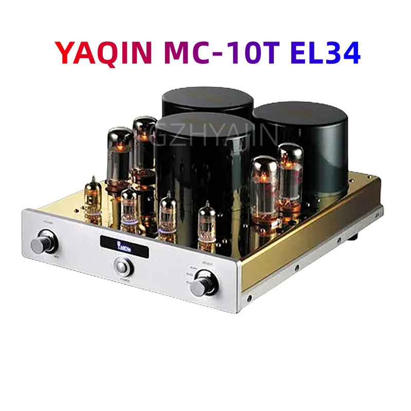 

NEW YAQIN MC-10T EL34 Vacuum Tube Push Pull Integrated Amplifier HIFI EXQUIS lamp amp with 12AX7 pre-amp US $775.00