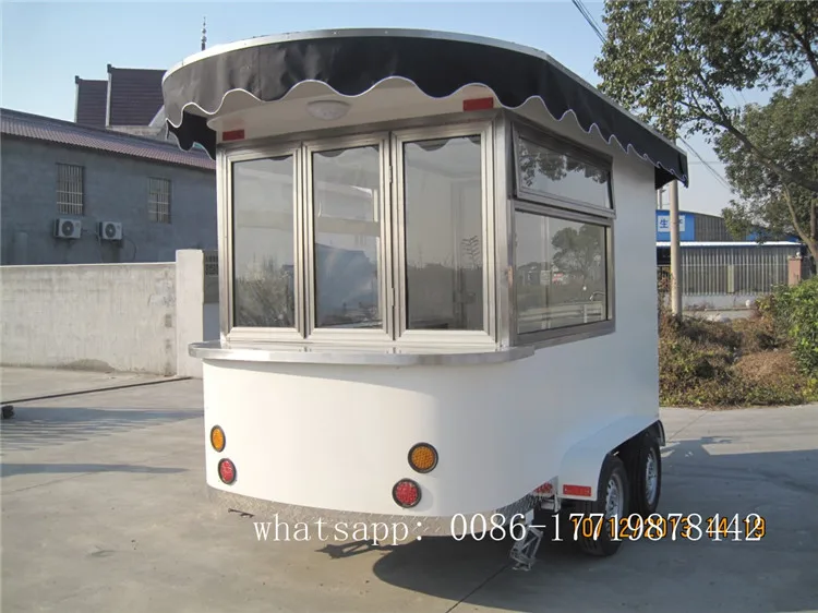 Caminhões de comida de concessão OEM, reboque de comida móvel, lanche de caminhão de comida