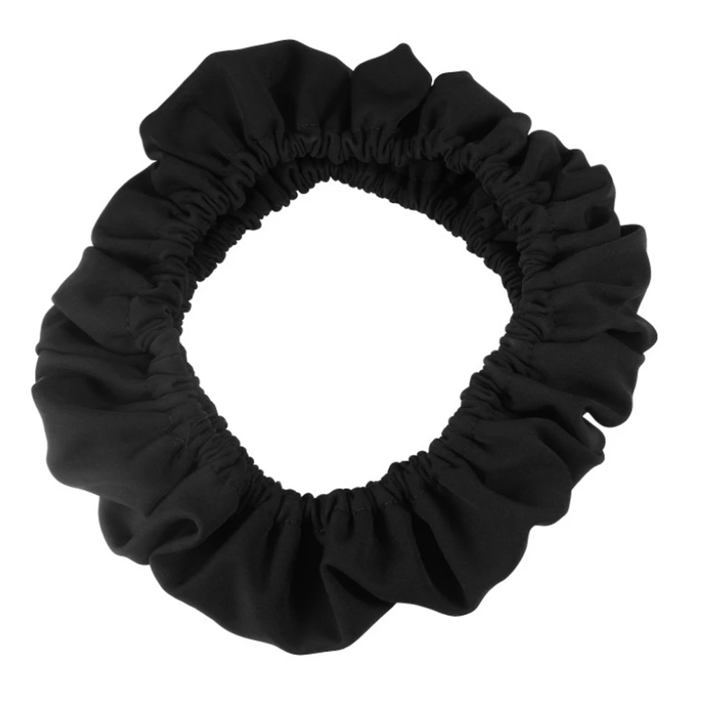 For Most Cars Black Steering Wheel Cover Car Steering Wheel Cover For Car Repair Oil Resistant Dust Resistant Anti-Pollution