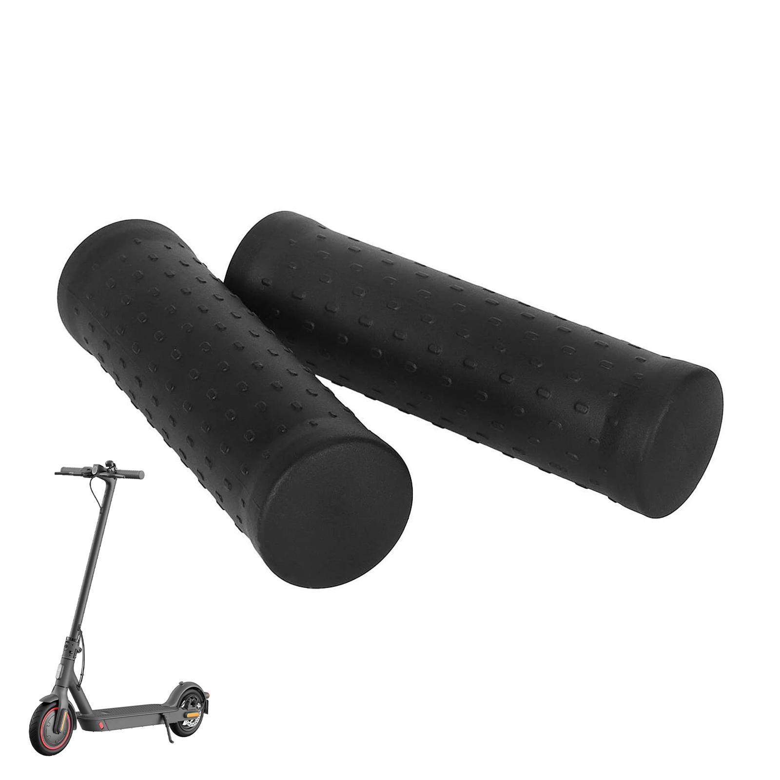 

1Pair Scooter Rubber Handlebar Grip Anti-Slip Grip Ergonomic Comfortable For Xiaomi M365 Pro Electric Scooter Handle Grip Parts