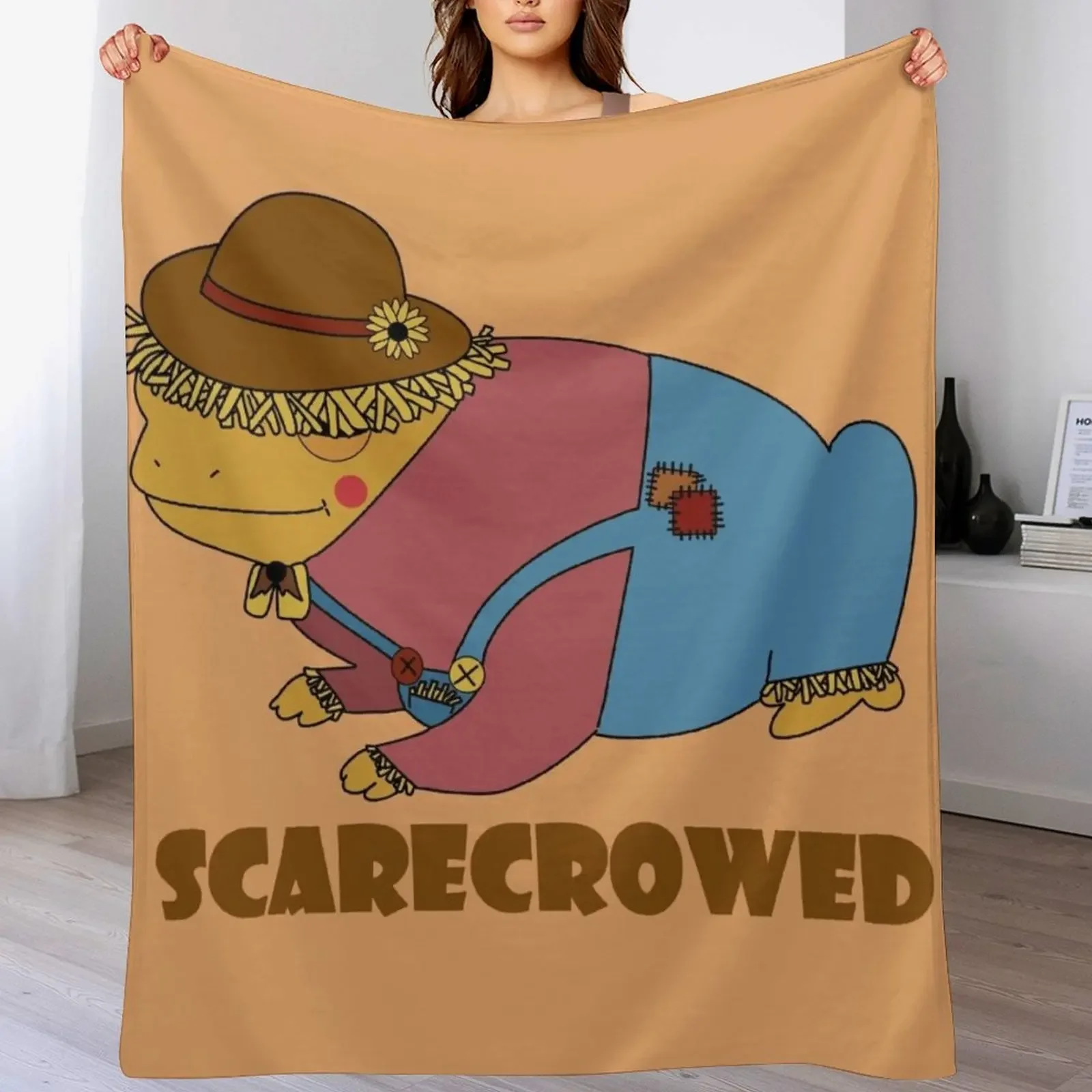 Scarecrowed Throw Blanket For Baby Hairys for babies For Decorative Sofa Blankets