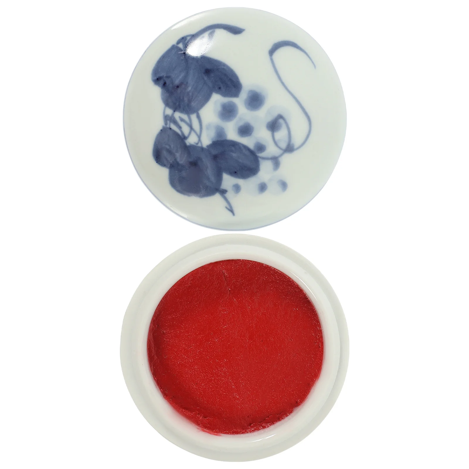 1 قطعة لوحة الحبر الأحمر لطلاء الخط Diy بها بنفسك الحرفية قسط قابل للغسل متعددة الأغراض صندوق سيراميك Inkpad مدرسة مكتب الفن ختم استخدام