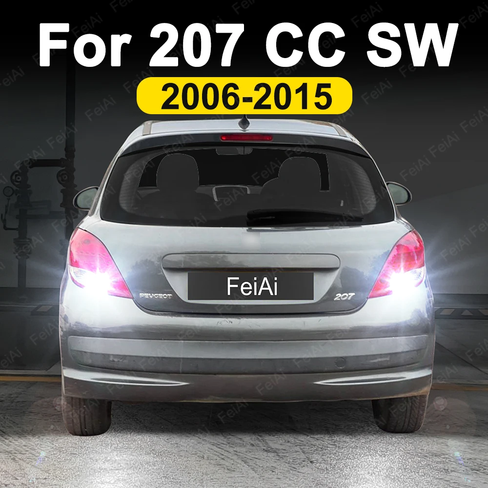 

Светодиодный фонарь заднего хода для Peugeot 207 CC SW 2006 2007 2008 2009 2010 2011 2012 2013 2014 2015 Тюнинговые аксессуары Светодиодная вспышка заднего хода