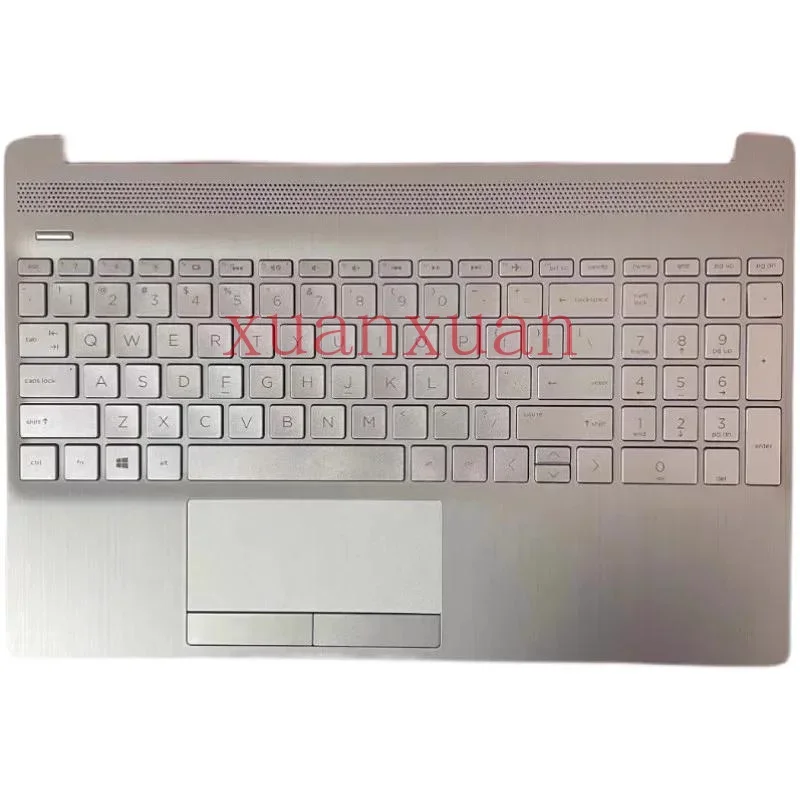 

TPN-C139 wink silver new keyboard with palmrest Cover backlit for HP 15-dw 15s-du 15s-dy