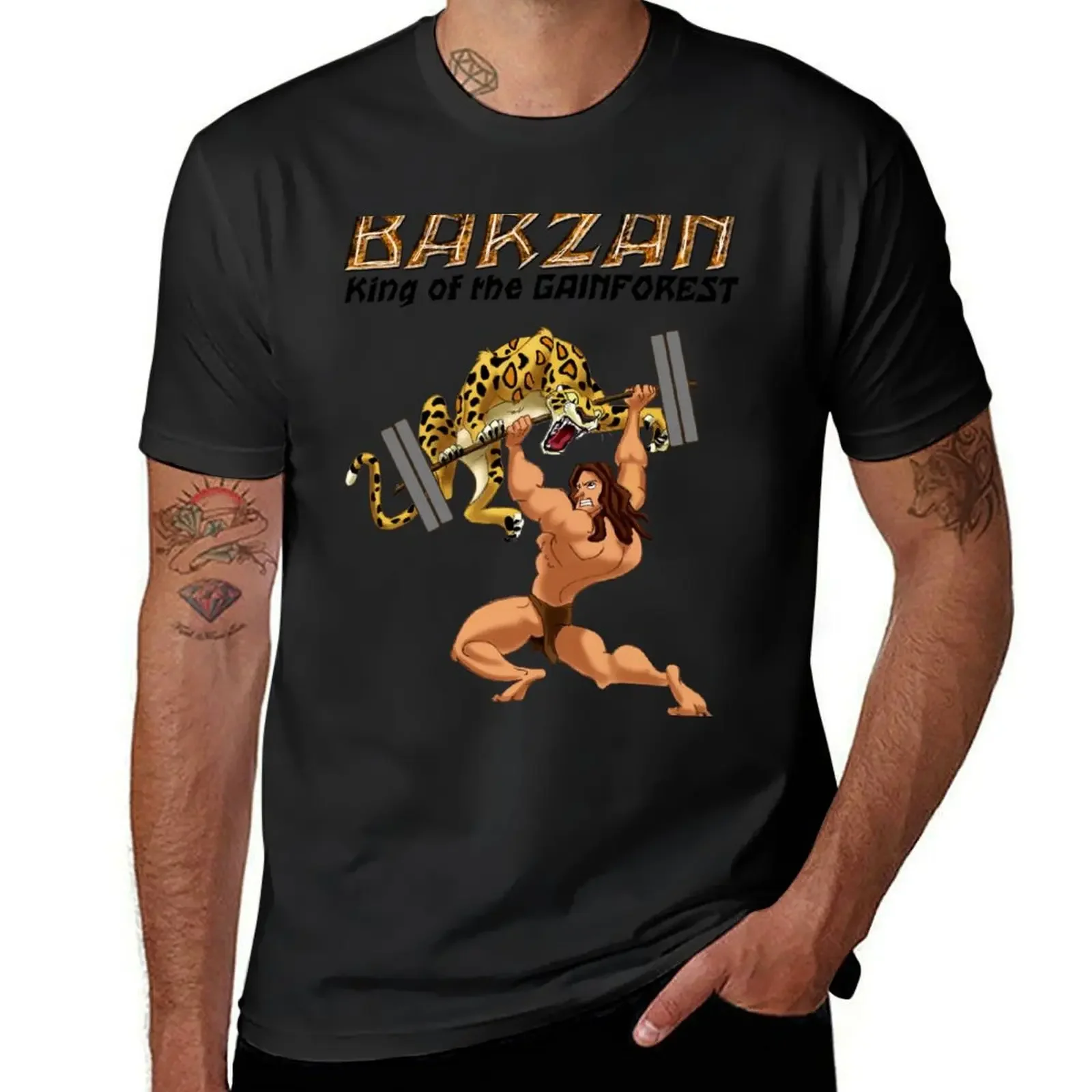 Barzan: King of the Gainforest T-Shirt blanks blacks plain t shirts men