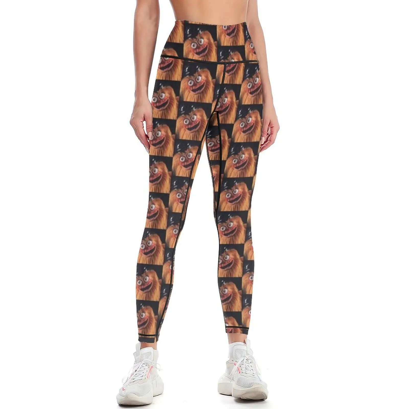 

Flyers New Mascot "Gritty" Leggings legging push up Women's trousers gym wear Womens Leggings