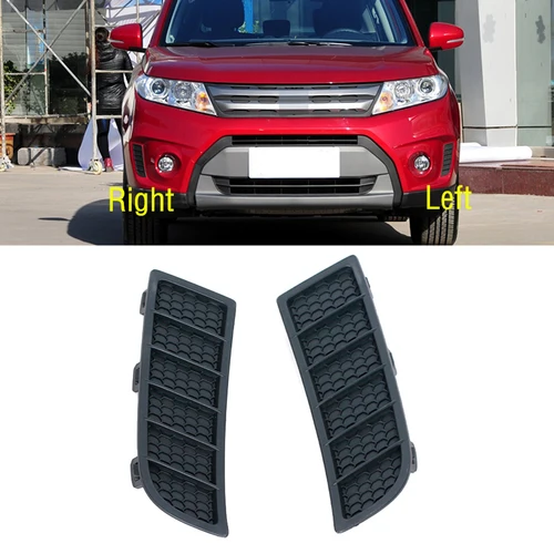 Imagen 1 del producto Lámpara de conducción diurna DRL delantera para coche, embellecedor de luz, cubierta de marco de rejilla, capó de bisel para Suzuki Vitara 2014 2015 2016 2017 2018