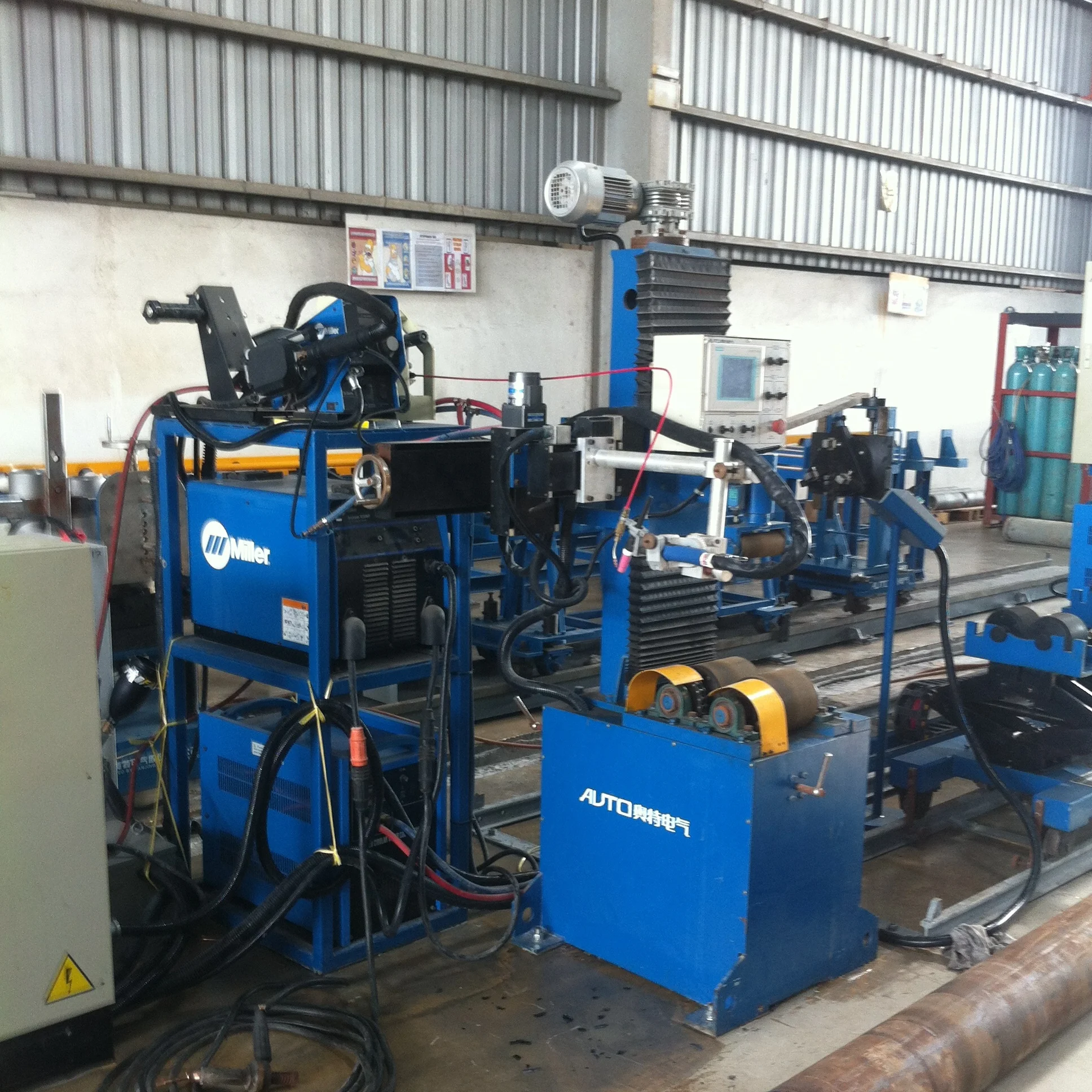 Laseffect van de roestvrijstalen buislasmachine