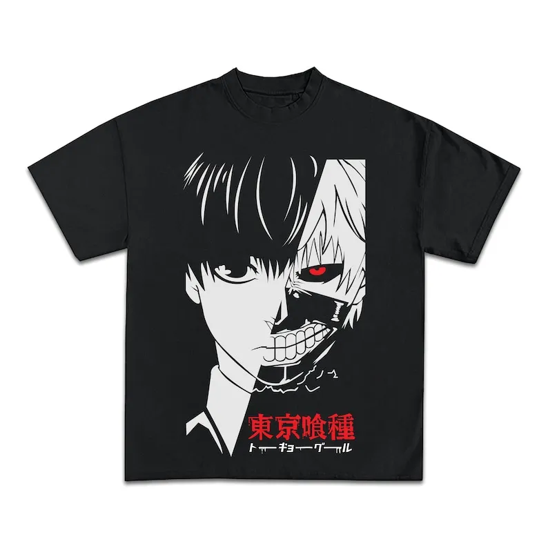 Tokyo Ghoul Anime Shirt and Sweatshirt, Graphic Anime Unisex Apparel