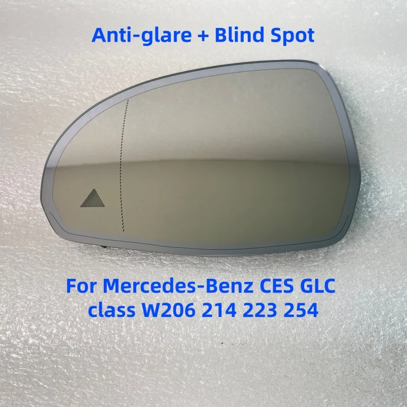 For Mercedes-Benz CES GLC class W206 214 223 254 Car mirror Car Left/Right Side Heated blind spot Auto Dimming Mirror Glass