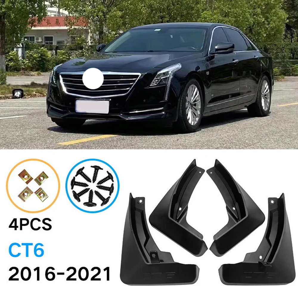 

Car Mud Flaps For Cadillac CT6 2016 2017 2018 2019 2020 2021 Mudflaps Splash Guards Mud Flap Mudguards Fender Front Rear