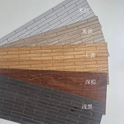 Piso de madera para casa de muñecas, tablero de madera de imitación de PVC, escena en miniatura OB11 BJD Lol Blyth, accesorio en miniatura para cocina y baño, 1/6, 1/12