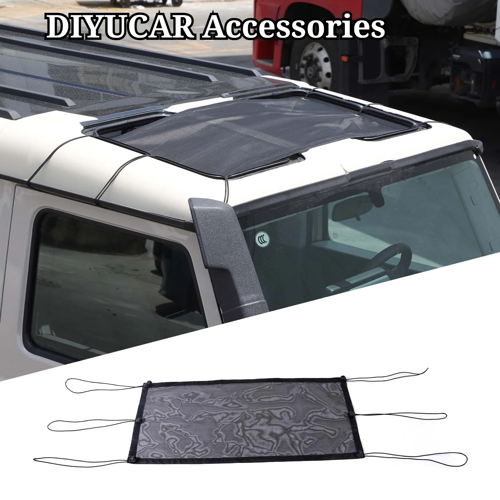 For Ineos Grenadier 2022-2026 Webbing Black Car Top Skylight Roof Sunshade Shade Sunroof Glass Net Exterior Accessories