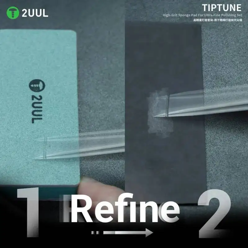 2UUL Diamond Polishing Hand Pad Block Sanding Sponge Block Pad  Assorted Grinding  Abrasive Discs Repair Hand Tools