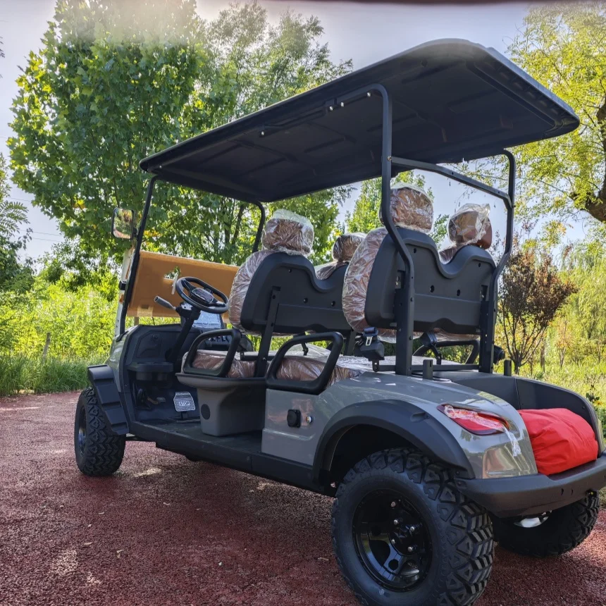 Stylish And Comfortable Club Car With Factory Price 60V Lithium Battery Powered Electric Golf Cart Luxury Sightseeing Car