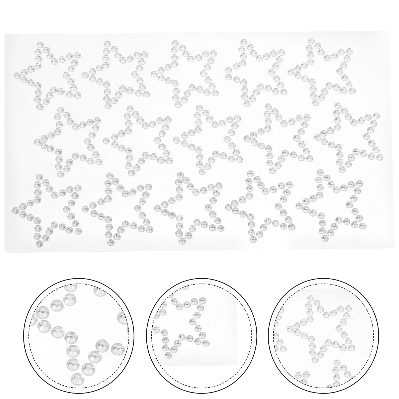 

1 Sheet Diamond Butterfly Face Gems Stick on Festival Face Jewels Sticker Self Adhesive Body Nail Phone Case Sparkle