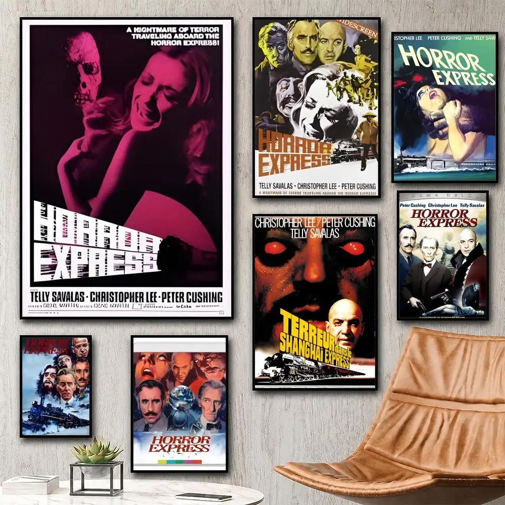Aesthetic Wall Art Poster Trendy movie Horror Express Poster for Bedroom Dorm Room Home Decor Large Wall Picture Print