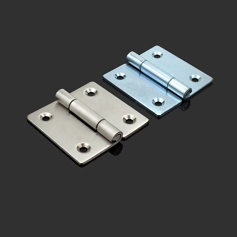 

Stainless Steel Hinge 304 Thickened Metal Hinge Flat Load-Bearing Type Hinge Square Power Distribution Cabinet Folding Hinge