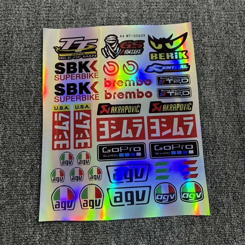 

Motorcycles Sports Car Stickers Sticker Vinilo Decal PVC Aufkleber Adesivi Akrapovic Exhaust Car Accessories Racing