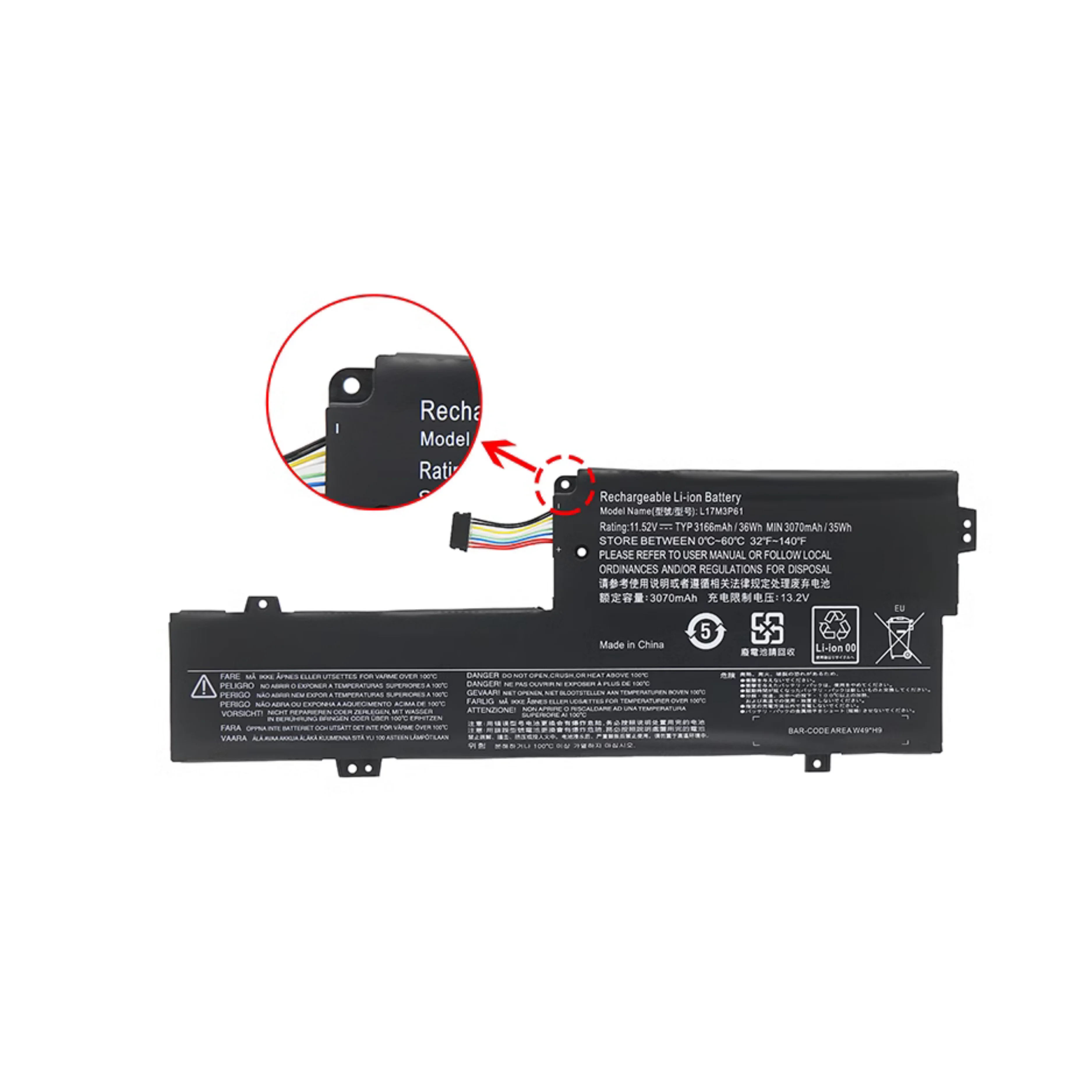 For L17L3P61 L17M3P61 K43-80  6-14IKB/14IKB07
