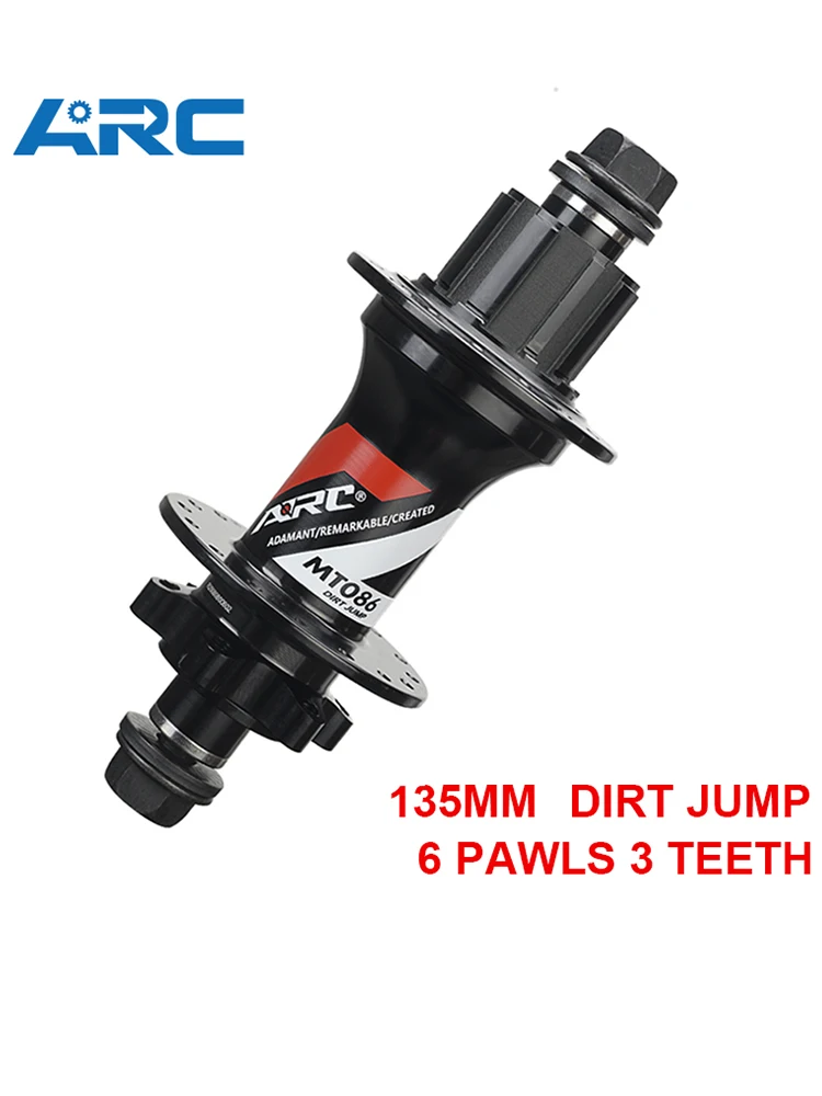 AliExpress ARC NEW MT086R 135mm BMX Hub, 32 Holes Single Speed Dirt Jump Uphill Hub, 6 Pawls 3 Teeth HG Freehub, 4 Sealed Bearings Bike Hub