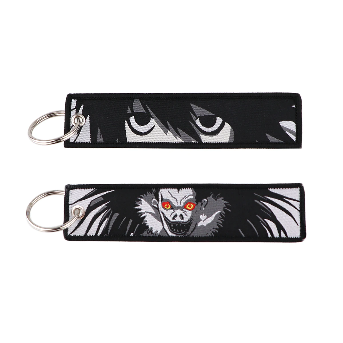 1 Stück japanische Anime-Serie, bestickte Schlüsselanhänger, Jet-Tag, Schlüsselanhänger für Motorräder, Autos, Rucksack, modisches Schlüsselanhänger-Zubehör