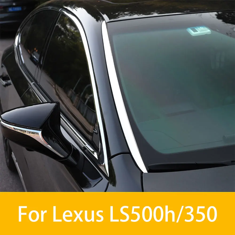 

18-24 For Lexus LS350/500H front windshield trim strip Modification of stainless steel chrome plated bright strip for windshield