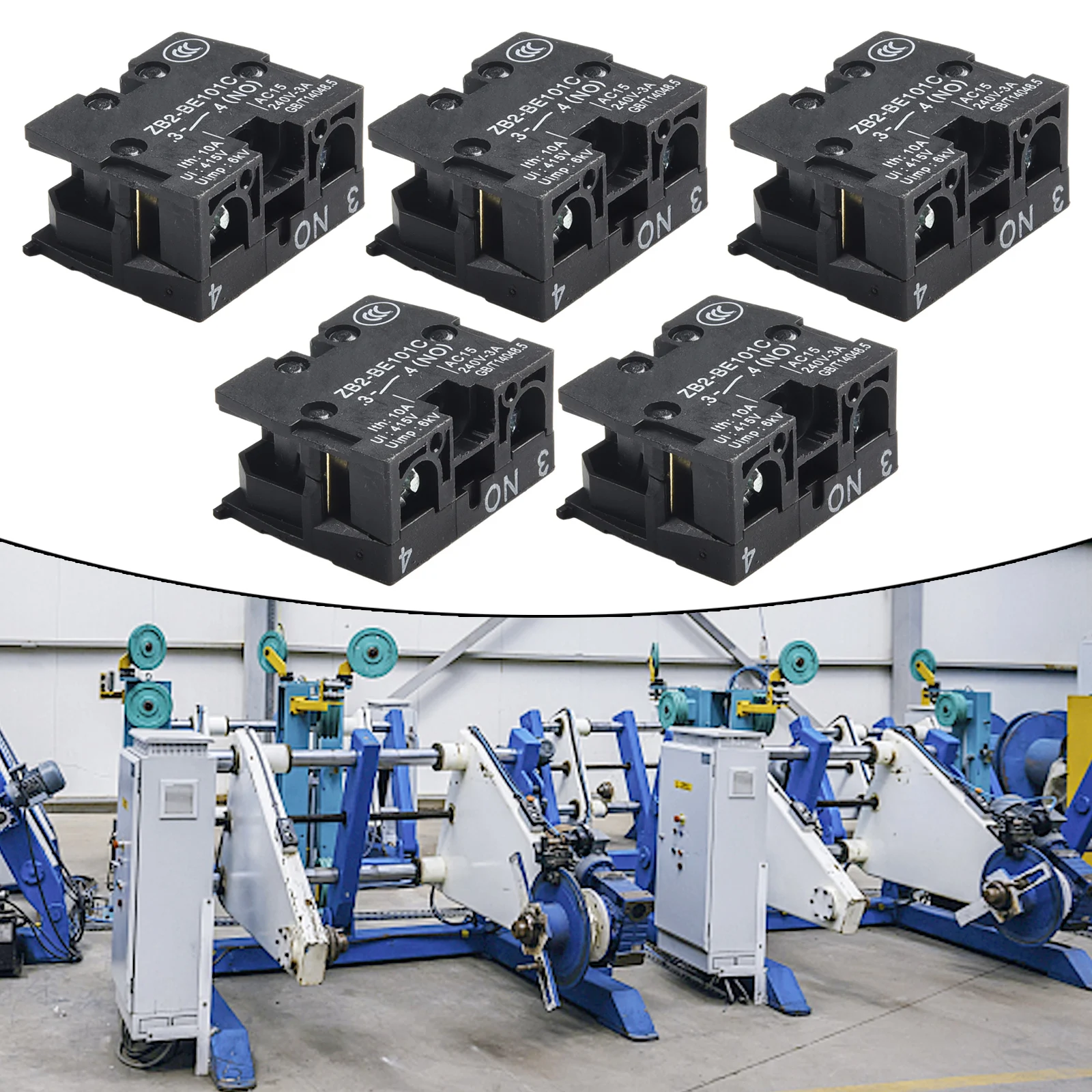 

Набор из 5 кнопочных джойстиков 10А 415В ZB2BE101C BE102C НЕТ с монтажным отверстием 22 мм для управления автоматизацией