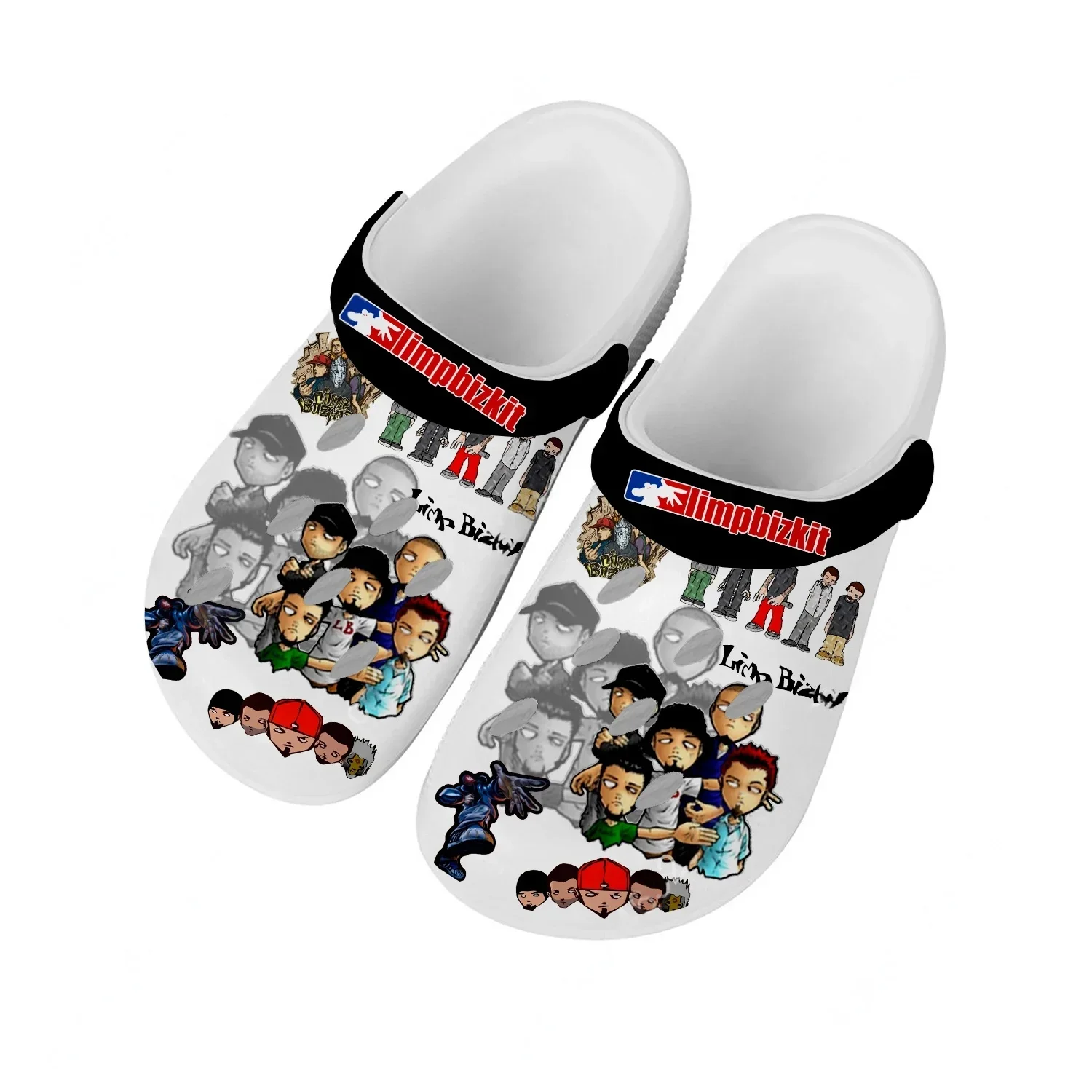 Limp Bizkit Water Shoes Mens Womens Non-slip Fashion Home Garden Clogs Customizd Sandals Beach Breathable Hole Slippers - view 2