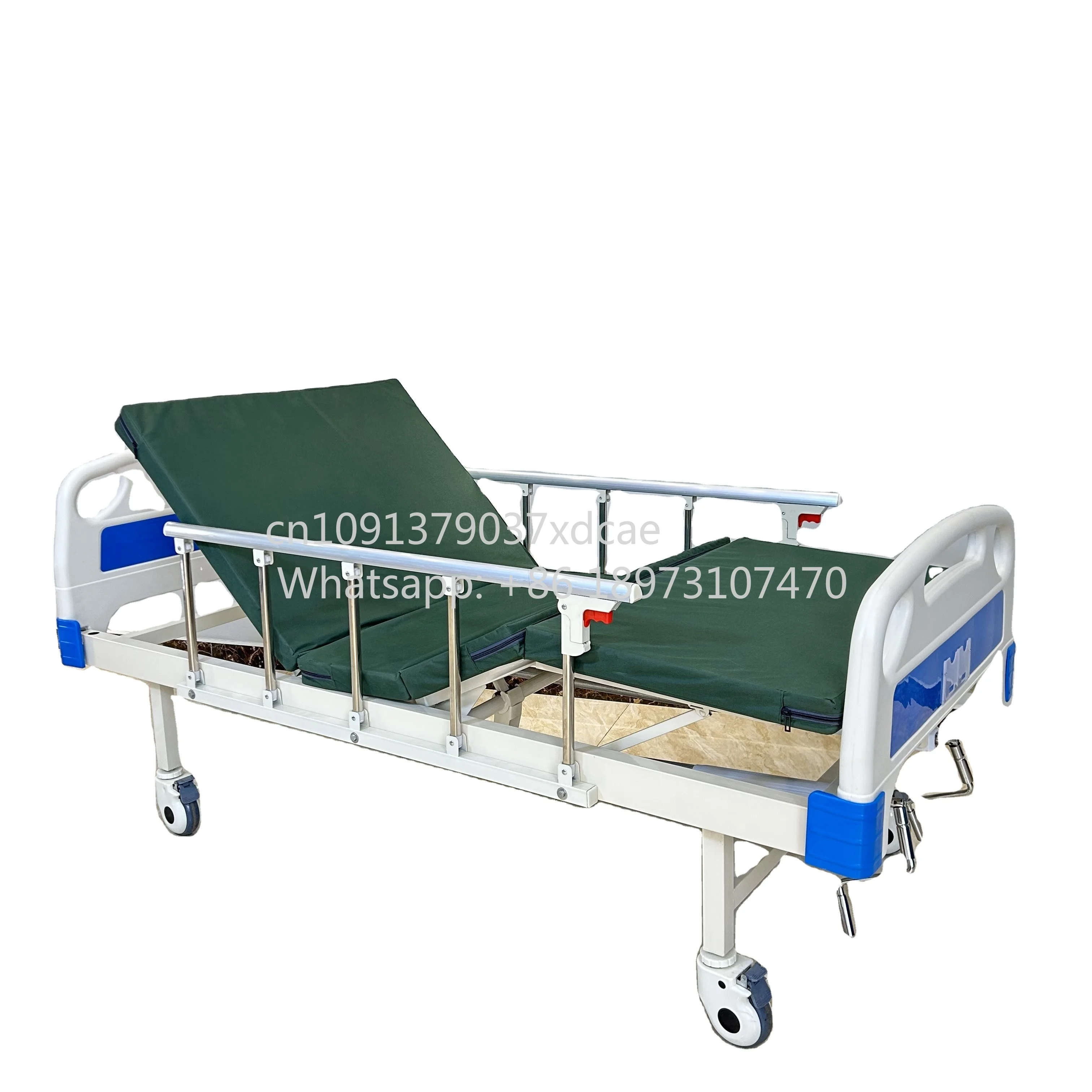Wholesale Manual Nursing Beds Double Curved Handle Hospital Rotating . Beds For Home Care Features Double Curved Handle