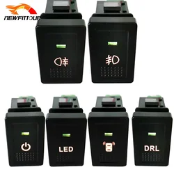 Car Parking Sensor Radar Power LED DRL Front Rear Fog Light Switch For Suzuki SX4 Swift Grand Vitara 2006-2012 Auto Accessories