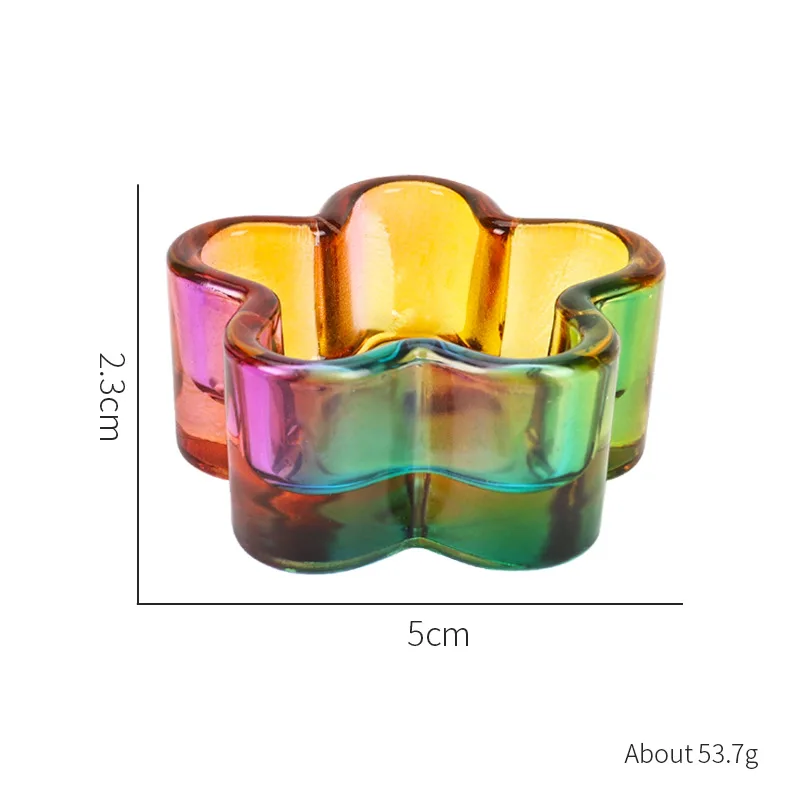 Vaso de cristal de múltiples formas para decoración de uñas, soporte para polvo acrílico, tarro de vidrio acrílico para uñas, equipo de soporte para productos de manicura