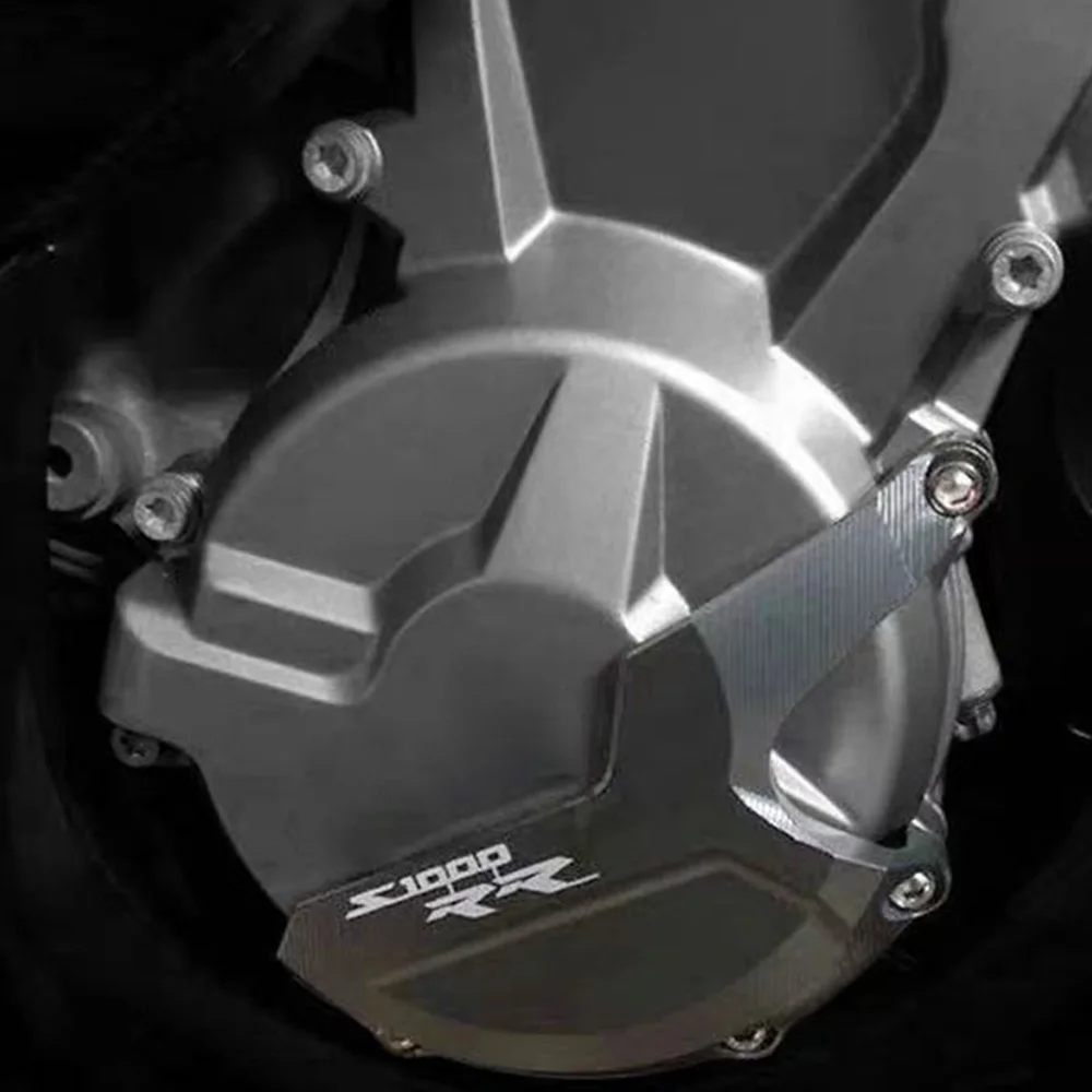 Motorcycle accessories CNC Aluminum Engine Case Protector Guard Frame Slider Starter Cover For B-mw S1000 RR 42 K46 2009-2017