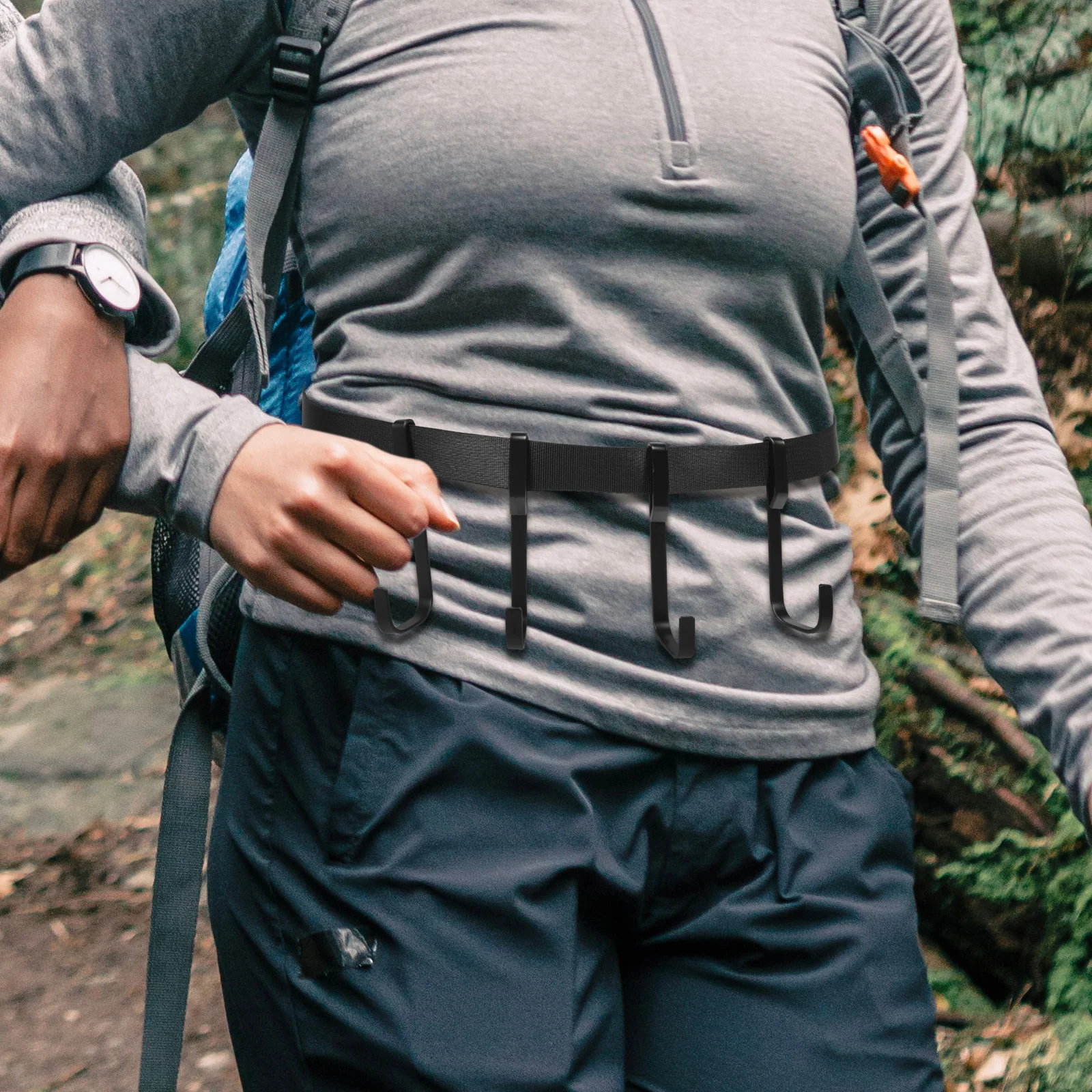 1Set Tree Hooks for Hardness Wear Resistant Outdoor Gear Hanger with Stable Structure Multi Hook Setup