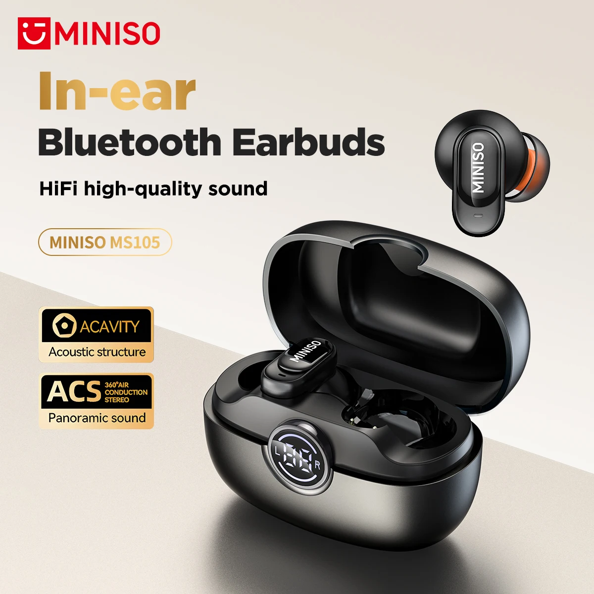 Sliding Cover Bluetooth Headphones Wireless Earbuds 30Hrs Playback Earphones AI Translation Headset Clear Sound Noise Cancelling