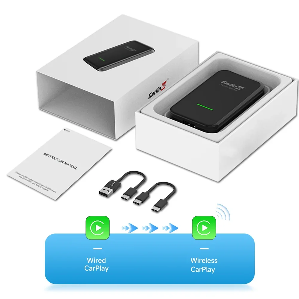 CarlinKit 5.0 4.0 3.0 CarPlay Draadloze Dongle Activator Auto-connect Voor Audi Porsche Benz VW Volvo Toyota Plug & Play MP4 MP5 Spelen