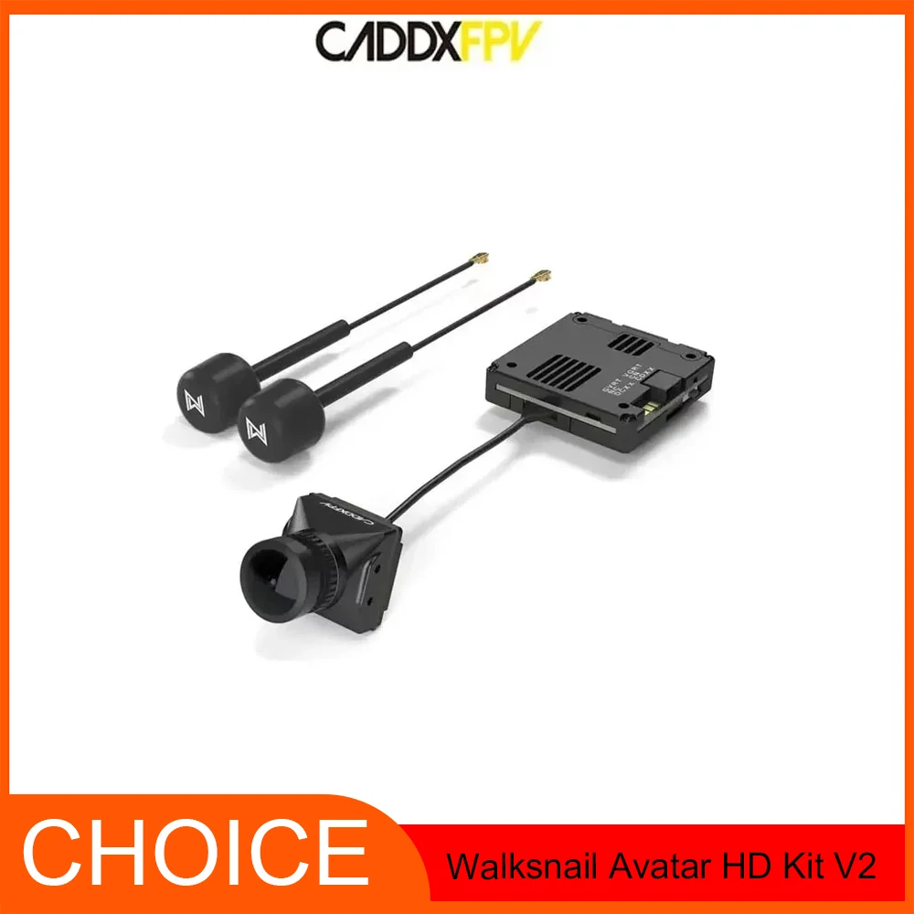 

Комплект Caddx Walksnail Avatar HD V2/Pro — двойные антенны, поддержка гиропотока + 32G — для FPV Freestyle и DIY деталей