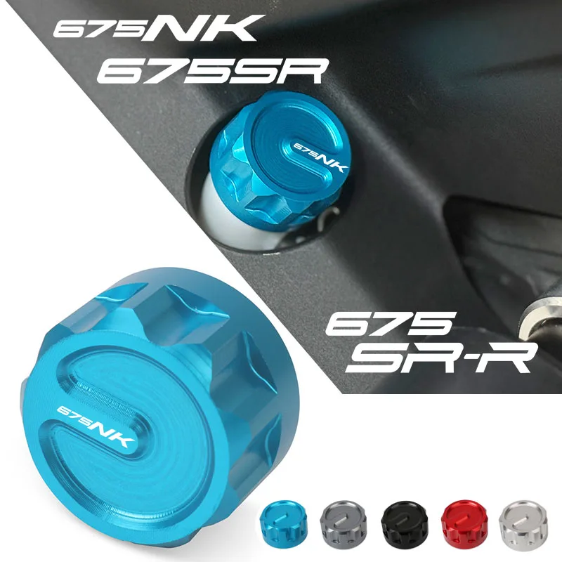 

Motorcycles Accessories CNC Radiator Coolant Cap Water Tank Cover Decorative cover For 675SR-R For 675SR 675NK 675 SRR 2024