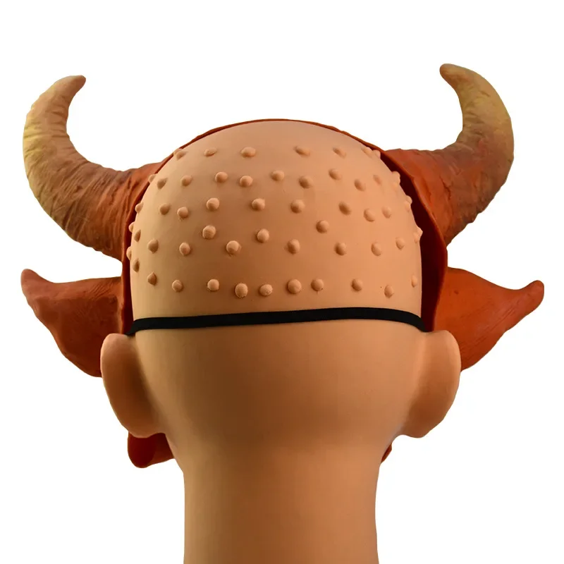 Halloween Latex Masker Stier Demon Koning Masker Dier Cosplay Party Masker