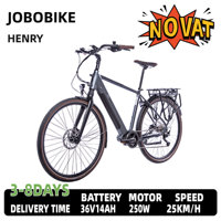JOBOBIKE Henry Men's E-Bike, 36V250W Bafang Mid Drive Electric Bicycle Tektro Disc Brake 28\