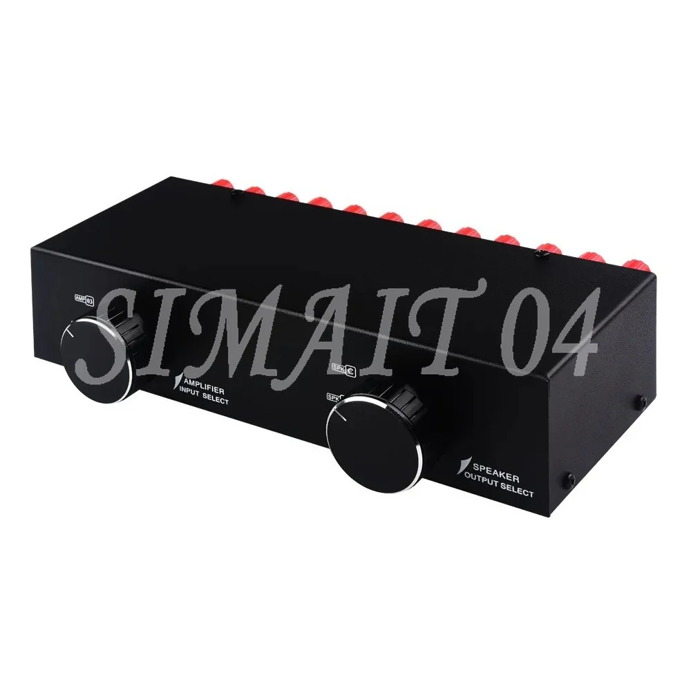 3 Input 3 Output Audio Switching Distributor Comparator Passive Amplifier Speaker Selector Switcher Sound Quality Without Losses
