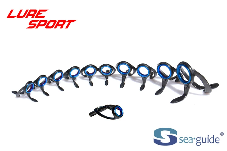 SEAGUIDE Heavy Duty 13-teiliges 11-teiliges 10-teiliges 8-teiliges Guide-Set HBXRESG-4 20 Salzwasser-Bootsruten-Bausatz Reparatur-DIY-Zubehör – Detail 3