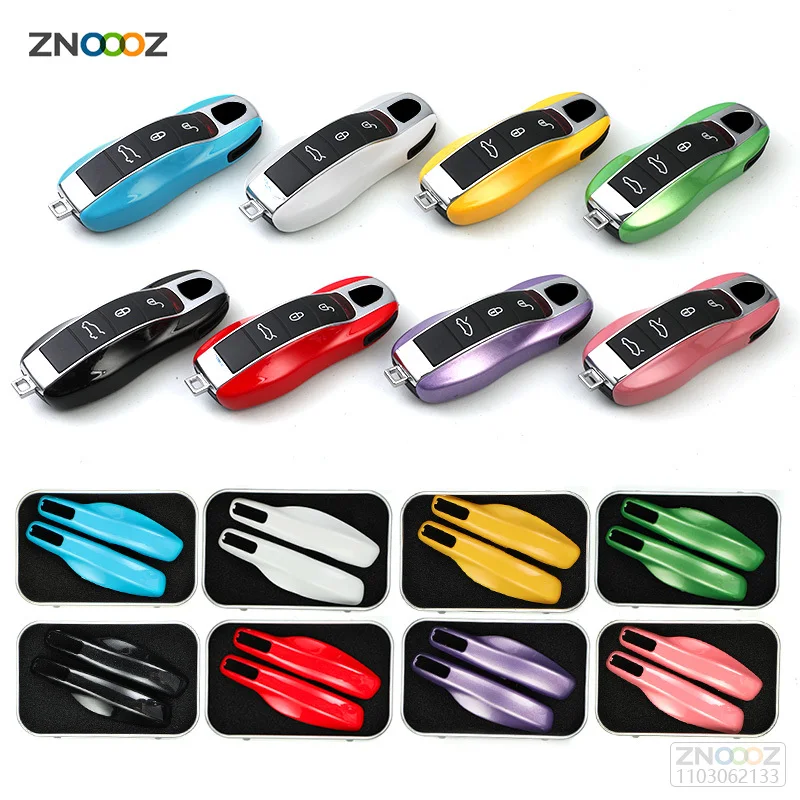 For Porsche Boxster Cayman Panamera Car Key Case Keyless Cover Key Shell Car Accessories Protective Case With Remote Control