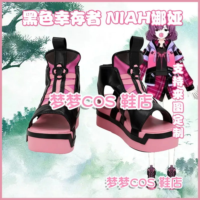 

Eternal Return Black Survival Niah Cosplay Shoes Boots Halloween Party Boots Custom Made