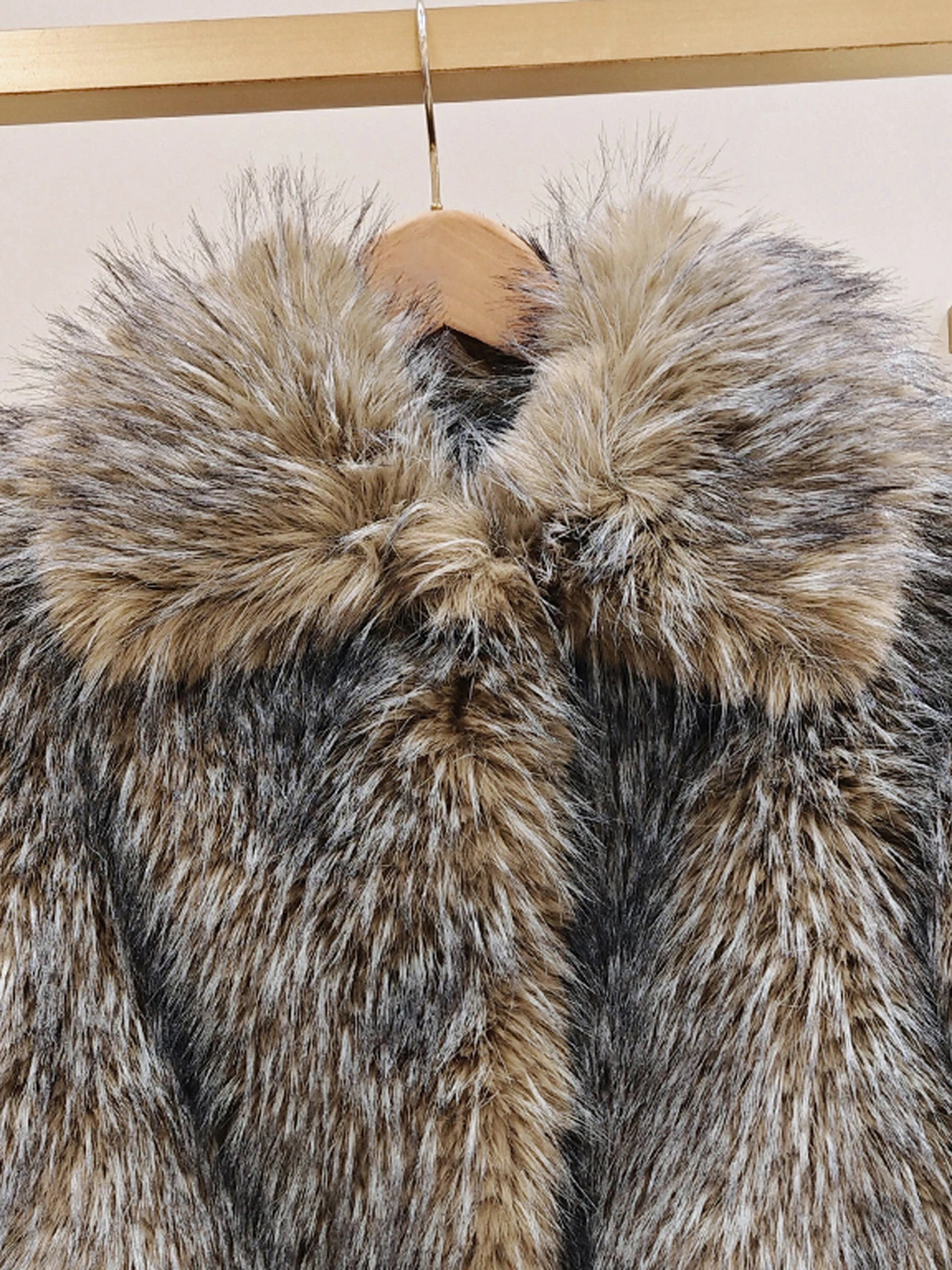 M Home Southern Oil High End Faion da donna 2025 Autunno Inverno Retro High End Colletto in pelliccia Jaet Cappotto ort Capispalla